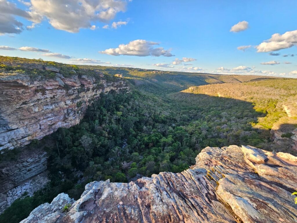 Mirante sobre o cânion, em Morro do Chapéu
