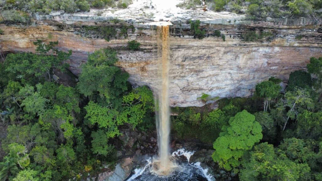 Cachoeira do Ferro Doido, em Morro do Chapéu