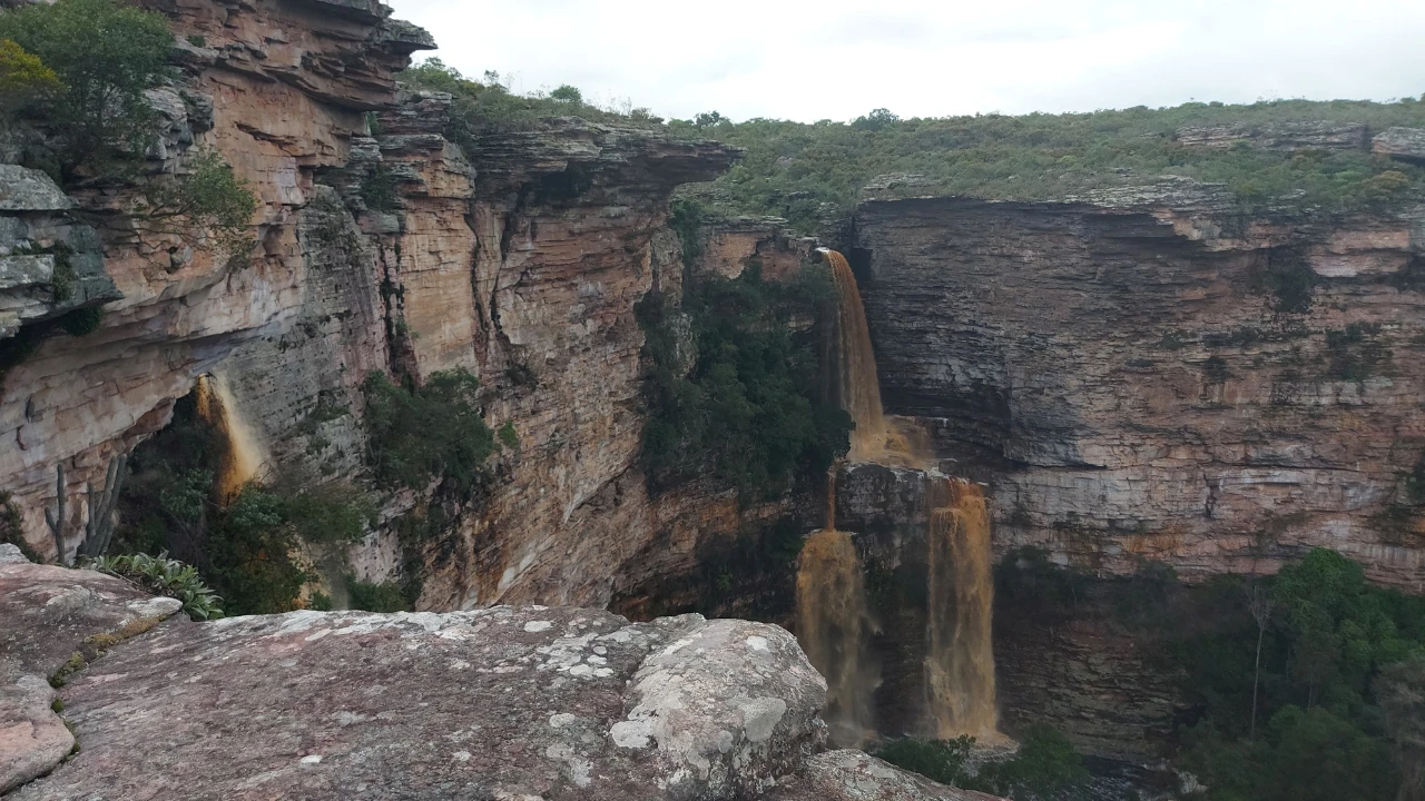 Cachoeira do Ferro Doido em Morro do Chapéu, Bahia