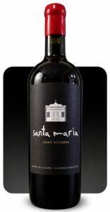 Garrafa do vinho Gran Reserva, da Vinícola Santa Maria