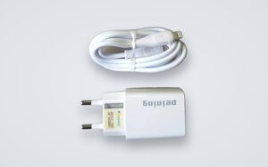 Carregador rápido Peining PEI-185-2 com cabo Lightning (3,1 A)